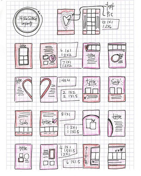 so many ideas for vertical 4 x 6 pockets (after I have done one side with vertical pictures, and don't know what to do for the other side of the page!) Kartu Ulang Tahun Diy, 잡지 레이아웃, Anniversary Scrapbook, Scrapbook Design Layout, Life Sketch, Project Life Cards, Simple Scrapbook, Summer Scrapbook, Scrapbook Book