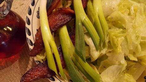 Killed lettuce Wilted Lettuce Salad, Blackberry Cobbler Recipe, Lettuce Salad Recipes, Lettuce Recipes, Wilted Lettuce, Bacon Dressing, Oven Roasted Potatoes, Blackberry Cobbler, Cobbler Recipe