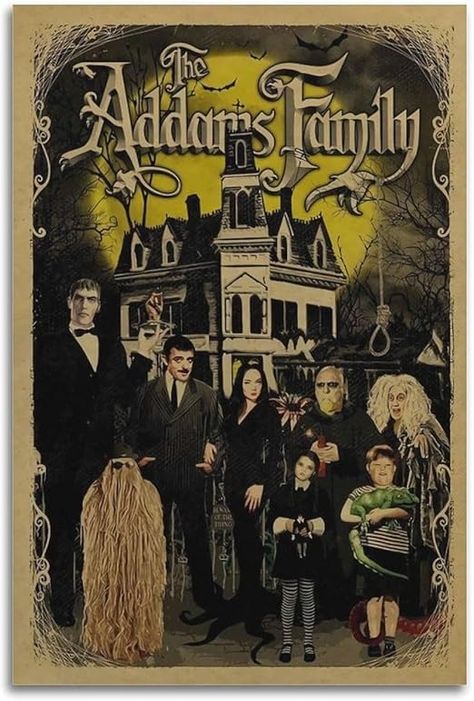 greb Addams Family Movie Canvas Poster Room Decor Aesthetic Poster Artistic Poster for Bedroom Living Room Walls 12x18inch(30x45cm) Unframe-style : Amazon.co.uk: Home & Kitchen Addams Family Movie Poster, The Addams Family Movie, Addams Family Poster, Morticia Wednesday, Vintage Poster Movie, Family Movie Poster, Addams Family Movie, Familia Addams, Vintage Concert Posters