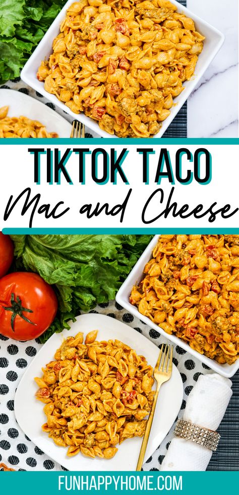 Taco Bake Mac And Cheese, Taco Pasta With Velveeta Shells And Cheese, Taco Pasta Velveeta, Taco Meat Mac And Cheese, One Pot Taco Mac And Cheese, Chicken Taco Mac And Cheese, Mexican Shells And Cheese, Mac And Cheese Tacos, Taco Pasta With Velveeta