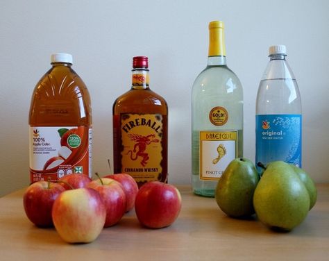 How to Make Apple Cider Fireball Sangria Leftover Apples Recipes, Fireball Sangria, Apple Sangria Recipes, Apple Cider Sangria Recipe, Fall Sangria Recipes, Make Apple Cider, Apples Recipes, Leftover Apples, Apple Sangria