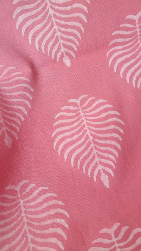 Block Printed Fabric Pink Block Print Fabric Handprinted | Etsy Ireland Block Print Designs Free Pattern, Block Prints Pattern, Pink Block Print, Block Print Pattern, Indian Block Print Fabric, Block Printed Textiles, Block Printed Fabric, Printing Fabric, Music Illustration