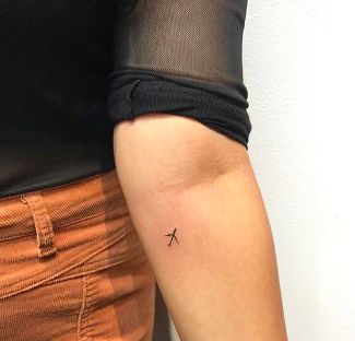 Tiny Airplane Tattoo, Tiny Anchor Tattoo, Tattoo Airplane, Paper Airplane Tattoos, Airplane Tattoo, Plane Tattoo, Tattoo Tiny, Airplane Tattoos, Small Girl Tattoos