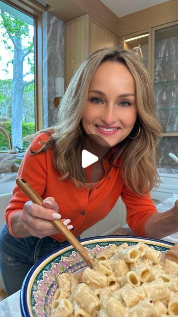 Giadzy on Instagram: "Part pesto, part alfredo, all delicious: this Giadzy original creation is Giada’s newest weeknight go-to, and once you try it, you’ll understand why! 

What makes this sauce completely unique is using an entire meyer lemon - yes, skin, seeds and all! - in the recipe. It adds the perfect elements of sweet, sour, and just the perfect touch of bitterness to offset the remaining rich ingredients. 

Get our Pasta alla Giadzy recipe in the link in bio!

#giadadelaurentiis #giadzy #italy #italianfood #italiancooking #pesto #pastaallagiadzy" Giada Alfredo Sauce Recipe, Pasta Alla Giadzy, Giada Lemon Spaghetti, Long Fusilli Pasta Recipes, Giada Meatballs, Gruyere Recipes, Giadzy Recipes, Fusilli Pasta Recipe, Giada De Laurentiis Recipes