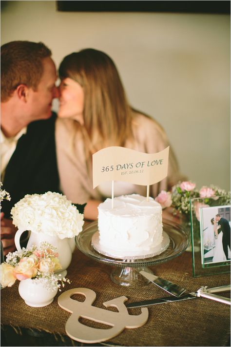 celebrate first anniversary with wedding cake by classically lovely events #weddingcake #anniversary #weddingchicks http://www.weddingchicks.com/2014/01/22/classically-lovely-events/ 365 Days Of Love, Wedding Anniversary Photos, Anniversary Pictures, Anniversary Photoshoot, 1st Wedding Anniversary, First Wedding Anniversary, Planning Tools, Foto Casual, Wedding Chicks