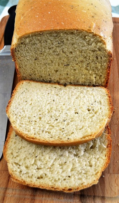 Italian Herb Bread Recipe for Bread Machine - The Sum of Yum Bread Recipe For Bread Machine, Italian Herb Bread, Herb Bread Recipe, Recipe For Bread Machine, Bread Machine Mixes, Italian Bread Recipe, Bread Machine Recipes Sweet, Rustic Italian Bread, Easy Bread Machine Recipes