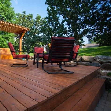 Stain Colors For Pressure-Treated Wood Best Deck Stain, Deck Stain Colors, Build A Murphy Bed, Deck Cleaning, Laying Decking, Murphy Bed Plans, Staining Deck, Pressure Treated Wood, Cool Deck