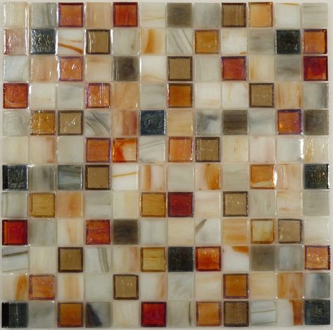 Together with its appealing feel and stunning design, this glossy & iridescent 1'' x 1'' cream/beige glass tile offers great reliability, strength, longevity, low-temperature resistance as well as low water absorption common for all high-quality tile pieces made of glass. The square mosaic type is an authentic choice, allowing freedom in creating small mosaic elements of different tile installations, decorating big areas of various shapes and combining with common ceramic tile. It is a truly Vanilla Frap, Small Mosaic, Iridescent Glass Tiles, Iridescent Tile, Pretty Tiles, Square Tile, Tile Installation, Cream Beige, Tile Samples