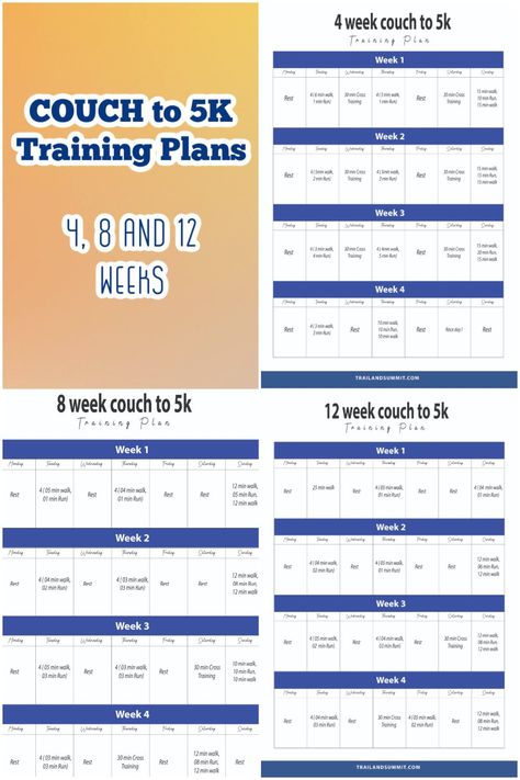 Couch To 5k 5 Weeks, 5 K Running Plan, 6k Training Plan, Couch To 5k Training Plan, Coach To 5k Training, 6 Week Couch To 5k, 5k Training Plan For Beginners, 5k Training For Beginners 12 Weeks, 1 Month 5k Training Plan