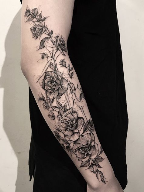 Bk > Rose #tattoo #ink #art