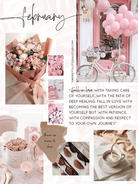 Mood Board February, Hello February Aesthetic, February Mood Board Inspiration, February Wallpaper Aesthetic Collage, February Mood Board Aesthetic, February Background Aesthetic, February Collage Wallpaper, Monthly Mood Board, February Asethic Wallpaper