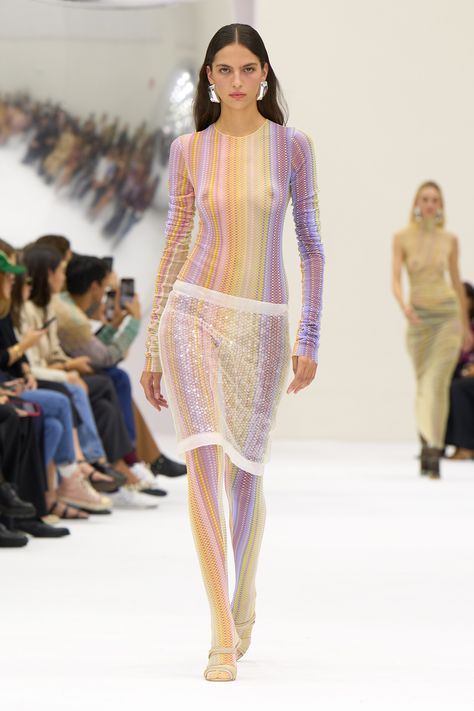 Transparent Clothing, Summer 2024 Fashion, Spring Summer 2024, 2024 Fashion, Spring 2024, Celebrity Dresses, Sheer Dress, Summer 2024, Missoni