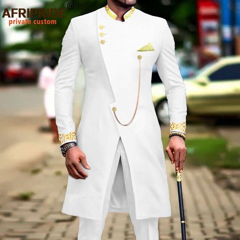 Mens White Suit, African Male Suits, Men Suit Wedding, Dashiki Outfit, African Suit, Latest African Men Fashion, Suit For Men, African Clothing For Men, Fashion Suits For Men