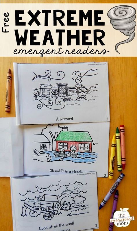 Kids love these free emergent readers about extreme weather! 3-5 ESS2-1 Weather Activities for Kids | Weather Worksheet | Weather Chart for Kids | Weather Activities for Toddlers | Weather Experiments | Children’s Weather Chart | Weather Activities for Preschoolers | Weather Projects for Kids | Weather Science Experiments | Weather Activities for Kindergarten #weather #weatheractivities Project Based Learning Kindergarten, Weather Kindergarten, Weather Unit Study, Weather Experiments, Weather Activities For Kids, Weather Lessons, Concepts Of Print, Weather Worksheets, Weather Chart