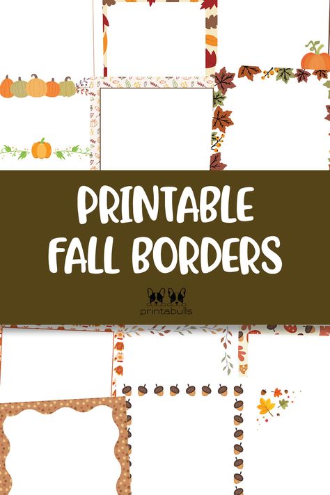 printable fall borders Free Fall Writing Paper, Thanksgiving Borders Free Printable, Fall Borders Free Printable, Fall Borders, Student Certificates, Printable Border, Fall Writing, Christian Fall, Fall Clip Art