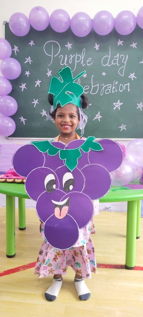 Brainy Stars International Montessori & School
Visit: https://brainystars.com/
Email: info@brainystars.com
Contact: 7338388817; 7406011661                                                                                                                                                                      #purple #kids #school #purpleday #schoolkids #teachers #colourday #schoolactivity Purple Day Celebration In Preschool, Purple Day Crafts For Kids, Purple Day Decoration For Preschool, Purple Day Activities For Kids, Inflectional Endings, Purple Day, Preschool Arts And Crafts, Purple Themes, Board Decoration