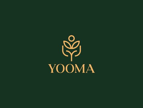 Spa Logo | Minimalist Logo - YOOMA Logo for a Beauty Spa by MaHa Designs on Dribbble Skin Logo Design, Med Spa Logo, Skin Care Logo, Spa Logo Design, Skin Logo, Cosmetics Logo, Logo Nature, Spa Branding, Spa Logo