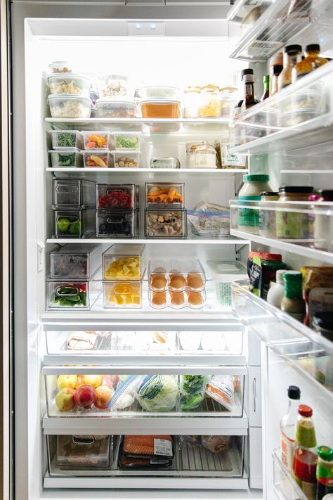 The Long-Awaited Wolf Subzero Refrigerator and Freezer Are In! Wolf Kitchen Appliances, Panel Ready Refrigerator, Subzero Refrigerator, Produce Bin, Healthy Fridge, Expired Food, Clear Bins, Freezer Organization, Organize Everything