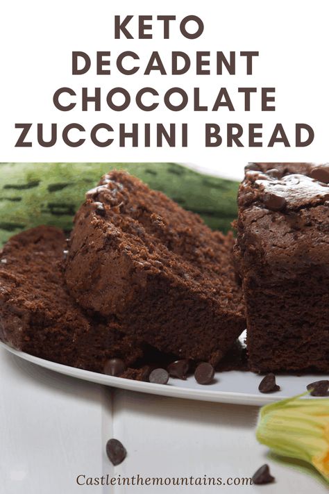 Keto Chocolate Zucchini Bread Recipes, Keto Chocolate Zucchini Bread, Chocolate Zucchini Bread Recipe, Diet Chocolate, Keto Zucchini, Zucchini Bread Recipe, Healthy Fiber, Chocolate Zucchini Bread, Keto Mug Cake