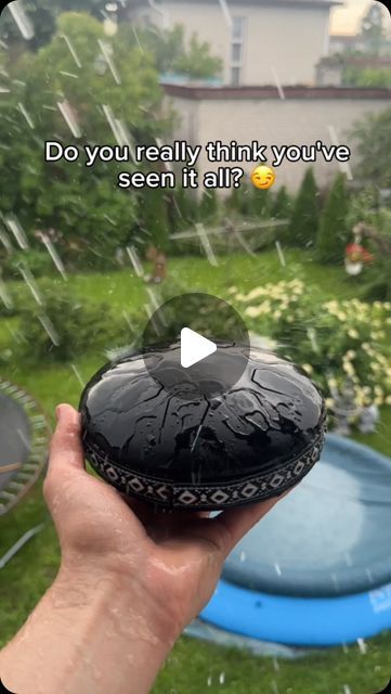 Yard Rhythm on Instagram: "So heavy rain ⛈️😍 #garden #rain #instrument #drum #home" Rain Drum Garden, Rain Instrument, Rain Chimes, Rain Drum, Sensory Garden, Rain Garden, Heavy Rain, July 31, Drums