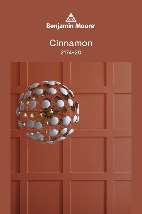 Benjamin Moore Cinnamon, Hallway Paint Colors, Picking Paint Colors, Brown Paint Colors, Hallway Paint, Warm Paint Colors, Paint Trends, Choosing Paint, Cinnamon Color