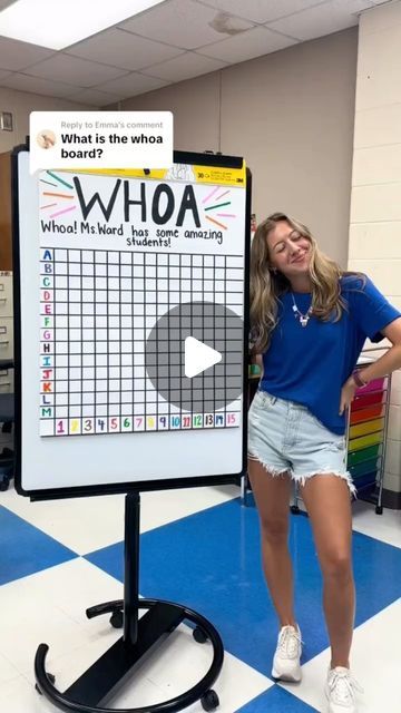 Mia Nordon on Instagram: "What is the whoa board? #teacher #teachers #teacherlife #teacherstyles" Whoa Board Classroom Management, Classroom Whiteboard Ideas High Schools, Classroom Charts Ideas Teachers, Whoa Board, Wow Board Classroom Management, Wow Board, Beat The Teacher, Classroom Whiteboard, Teacher Wish List