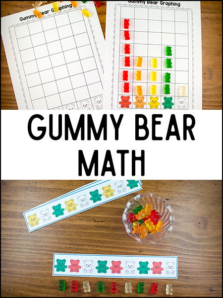 These gummy bear math printables will help your kids learn sorting, patterns, graphing, and counting! Free printables, all you need are gummy bears. Bear Theme Preschool, Bears Preschool, Teddy Bear Day, Math Magic, Prek Math, Math Game, Math Printables, Math Activities Preschool, Sorting Activities