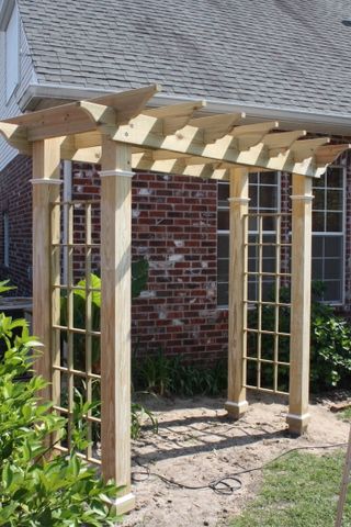 Small Garden Pergola, Small Pergola, Garden Pergola, Pergola Swing, Pergola Ideas, Building A Pergola, Pergola Lighting, Metal Pergola, Pergola Design