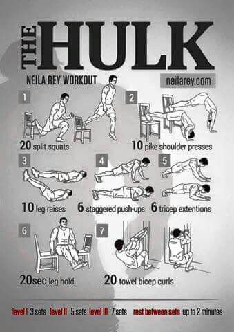 The Hulk workout Neila Rey Workout, Neila Rey, Hero Workouts, 300 Workout, Superhero Workout, Fitness Hacks, Fitness Routines, Cardio Workouts, Best Superhero