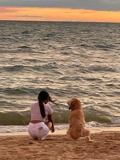 Dog Beach Pictures Photo Ideas, Dog At The Beach Aesthetic, Summer Dog Aesthetic, Dog Photo Ideas Aesthetic, Traveling With Dog Aesthetic, Beach With Dog Pictures, Girl And Her Dog Aesthetic, Pics With Dogs Aesthetic, Dog On Beach Aesthetic