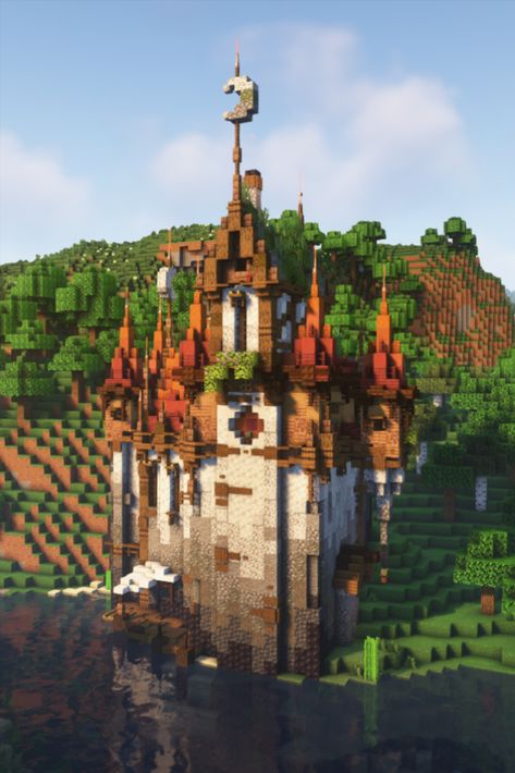 #Minecraft #MinecraftBuilds #MinecraftHouse #minecraftbuildingideas #MinecraftBase Mountain Build Minecraft, Minecraft River, Minecraft Mountain, Minecraft Decor, Minecraft Building Guide, Minecraft Idea, Minecraft Castle, Minecraft Construction, Minecraft Inspo