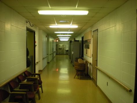 Mental Facility, Usa Hospital, Vintage Hospital, Hospital Corridor, St Joseph Mo, Mental Asylum, Post Apocalyptic Art, Hospital Interior, Mental Hospital