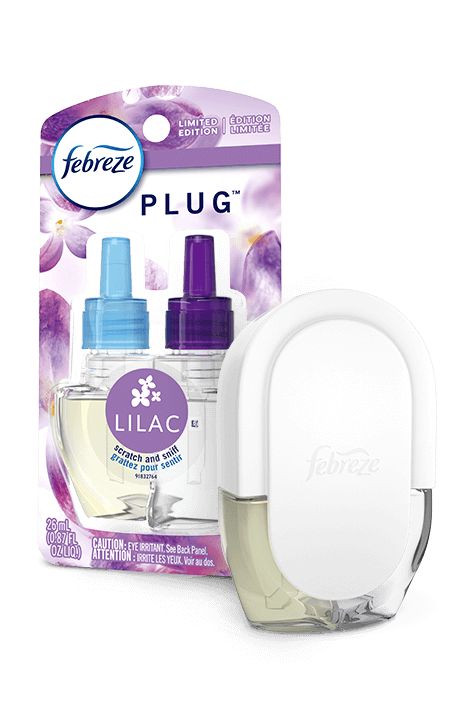 Lilac Plug-In Air Freshener | Febreze Plug In Air Fresheners, Back To School List, Lilac Scent, Sage Green Bedroom, Oil Warmer, House Essentials, Black And White Decor, House Smells, Floral Scent