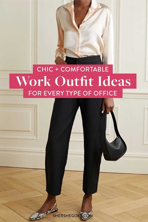 looking for stylish work clothes? whether you need business casual clothes or formal attire for a business professional office, a work capsule wardrobe can do wonders. here are the best staples to wear to work and where to buy great quality, affordable work clothes! #workoutfit #workclothes #officelooks #businesscasual #officeoutfit Work Wardrobe 2023, Office Capsule Wardrobe 2023, 2022 Business Casual Women, Dress For Office Work Wear, Stylish Formal Wear Women, What To Wear To The Office, Business Casual Staples For Women, Business Look Woman, Formal Dresses For Women Office Outfits