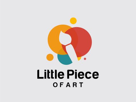 Little Piece Logo by zaqilogo on Dribbble Logo Design Ideas For Art Page, Creativity Logo Ideas, Paint Logo Ideas, Art School Logo Design Ideas, Art Logo Design Ideas Creative, Logo For Painting Artist, Art Logo Ideas Creative, Art Store Logo, Painting Logo Design Ideas