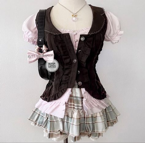 Himekaji Outfits, 일본 패션, 사진 촬영 포즈, Goth Grunge, Really Cute Outfits, Girly Outfits, Dream Clothes, Kawaii Fashion, Look Cool