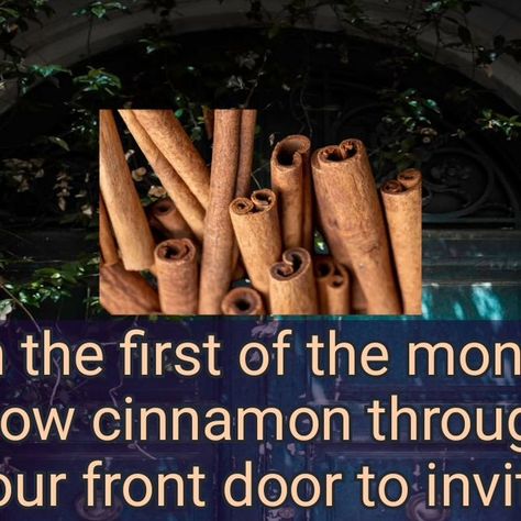 Gaelic Witch on Instagram: "Hello September   Start your month with a sprinkle of magic!  On the first of the month, blow cinnamon through your front door to invite prosperity, abundance, and positive energy into your home. This simple ritual is a beautiful way to set intentions and welcome in good vibes.   #ManifestingMagic #Abundance #PositiveEnergy #autumnvibes #cinnamon" Cinnamon Blowing Ritual, Blow Cinnamon In Front Door, Cinnamon Spell First Of The Month, First Of The Month, Set Intentions, Hello September, Positive Energy, Good Vibes, Ritual