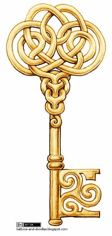 skeleton key tattoos designs | Celtic key tattoo design Celtic Tattoos, Celtic Tatoo, Skeleton Key Tattoo, Key Tattoo Designs, Key Drawings, Key Tattoos, Key Tattoo, Celtic Patterns, Celtic Knotwork