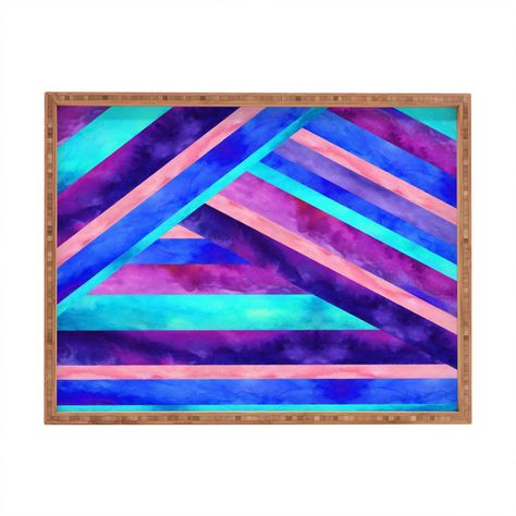 Jacqueline Maldonado Harmony Rectangular Tray | DENY Designs Home Accessories Harmony Art, Jacqueline Maldonado, Accent Tray, Bamboo Frame, Deny Designs, Orren Ellis, Art Materials, Pillow Art, Artwork Prints