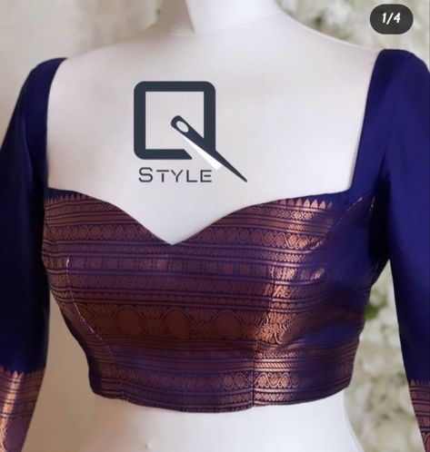 Blouse Design Ideas, Front Blouse Designs, Princess Cut Blouse Design, Basic Blouse Designs, Plain Blouse Designs, Latest Blouse Neck Designs, Cotton Saree Blouse Designs, Cotton Blouse Design, Blouse Designs Catalogue