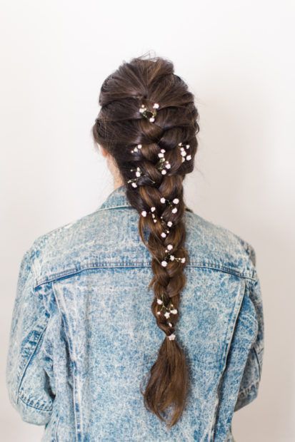 Embellished Boho Braids French Braids With Beads, Embellished Braids, Hair Ext, Loose French Braids, French Braid Ponytail, Different Braids, Mermaid Braid, Braid Inspiration, Braided Hairdo