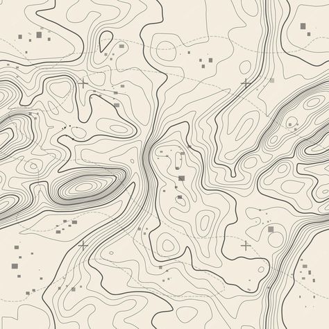 Premium Vector | Seamless vector topographic map background line topography map seamless pattern contour background geographic grid mountain hiking trail over terrain seamless wavy pattern Topography Texture, Topography Analysis, Topography Pattern, Aesthetic Map, Mountain Map, Topographic Map Art, Topography Map, Map Tattoos, Map Pattern