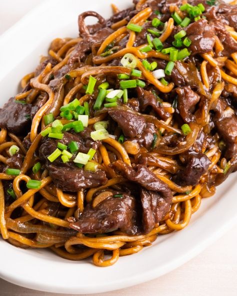 Marion’s Kitchen beef recipes | Marion's Kitchen Chili Beef Noodles, Mongolian Beef Udon Noodles, Mongolian Bbq At Home Stir Fry, Marions Kitchen Recipes Beef, Beef Medallions Recipes, Mongolian Noodles Stir Fry, Shanghai Noodles Recipe Beef, Mongolian Food Recipes, Mongolian Bbq Noodles