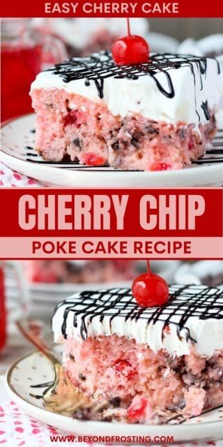 Homemade Cherry Chip Cake, Summer Poke Cake Recipes, Cherry Poke Cake Recipes, Cherry Chip Cake Mix Recipes, 2023 Cakes, Cherry Chip Cake Mix, Cake Poke, Cherry Cakes, Cherry Chip Cake