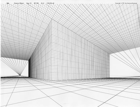 Perspective Grid 3 Point Perspective Grid, City Two Point Perspective, Perspective Drawing Ideas, Two Point Perspective City, Drawing Ideas Nature, Easy Perspective, Perspective Grids, How To Draw Perspective, Grid Graphic Design