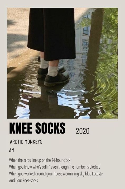 Knee Socks Arctic Monkeys, Poster Polaroid, Recipe Tiktok, Vintage Music Posters, Music Poster Ideas, Tiktok Aesthetic, Music Collage, Music Poster Design, Famous Recipe