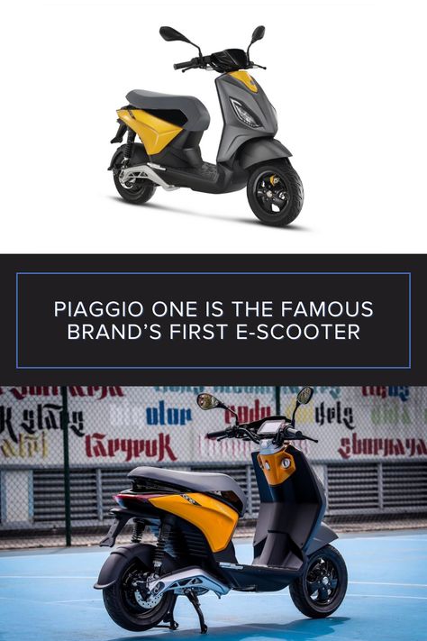 Piaggio One is the Famous Brand’s First e-Scooter Piaggio Liberty, 125 Scooter, E Scooter, Famous Brands, Electric Bike, Scooters, The One, Bike, Quick Saves