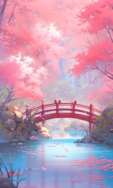 #wallpapers #wallpaper #pink #kawaii #aesthetic #flowers #pastels #iphonewallpapers #girlywallpapers #aiart #holdtosave #cute #kawaii #lofi #anime #girly #wallpaper #wallpapers #wallpapermurah #wallpaperdinding #wallpapersticker #WallpaperTV Kawaii Background Landscape, Anime Scenery Drawing, Cute Pastel Wallpaper Aesthetic, Anime Backgrounds Landscape, Anime Nature Wallpaper, Anime Landscape Wallpaper, Pink Scenery, Cherry Blossom Anime, Pink Kawaii Aesthetic