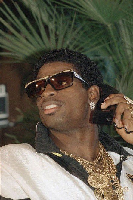 💜E💜 on Twitter: "Is there a more iconic draft day drip???… " Deion Sanders, Sports Pictures, Prime Time, Nfl Draft, Atlanta Falcons, American Football, Dallas Cowboys, Sanders, Square Sunglasses Men