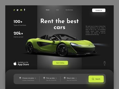 Car Dealership Website Design, Car Website Design Inspiration, Car Rental Website, Car Websites, Website Trends, Car Ui, Banner Design Inspiration, Car Website, Ui Design Website